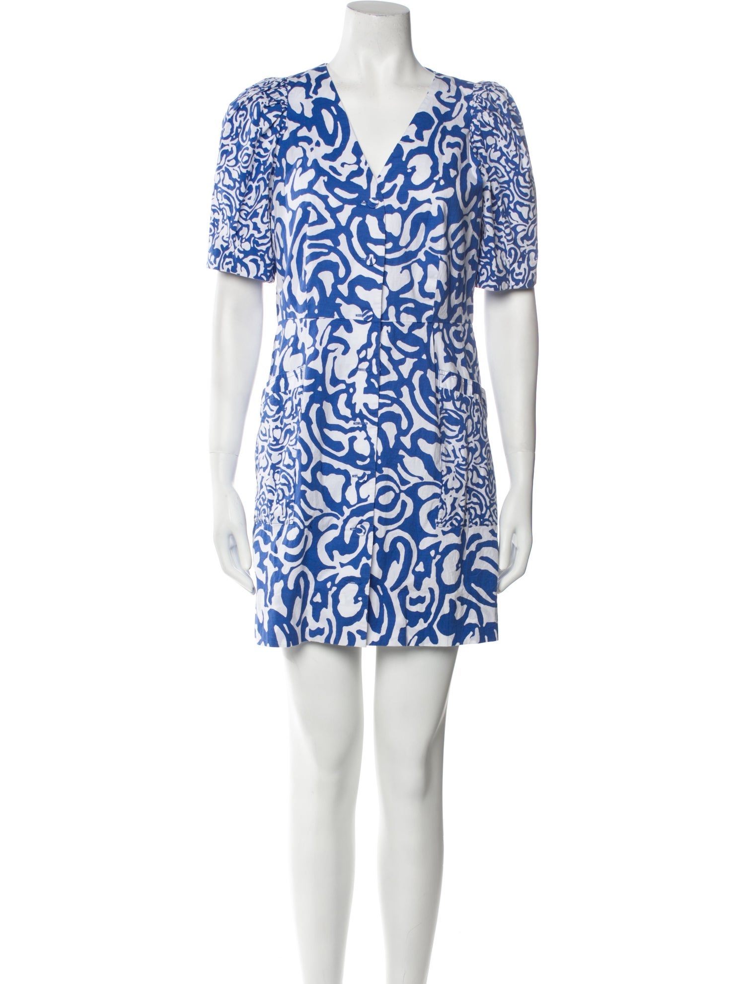 Tanya Taylor Printed Mini Dress