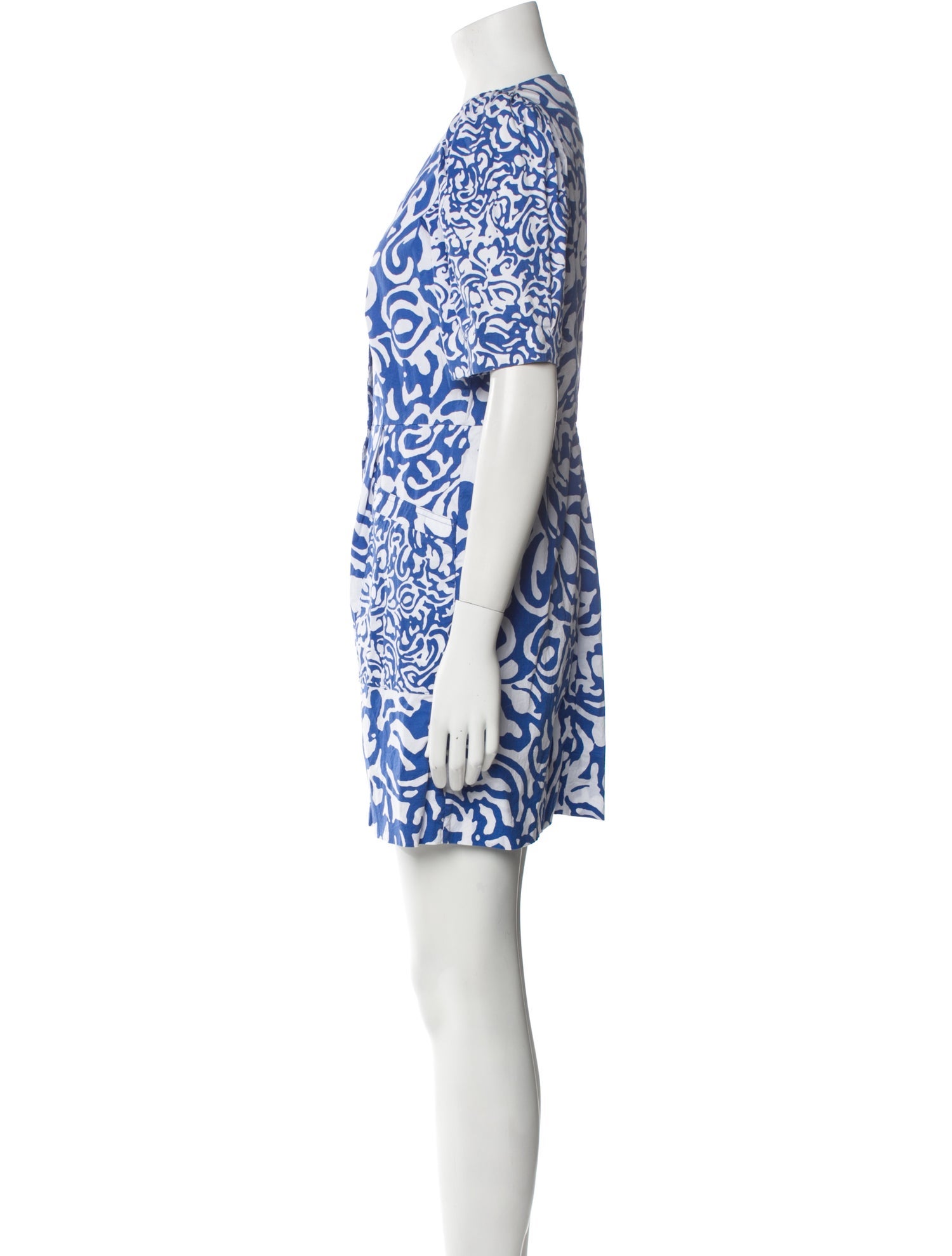 Tanya Taylor Printed Mini Dress