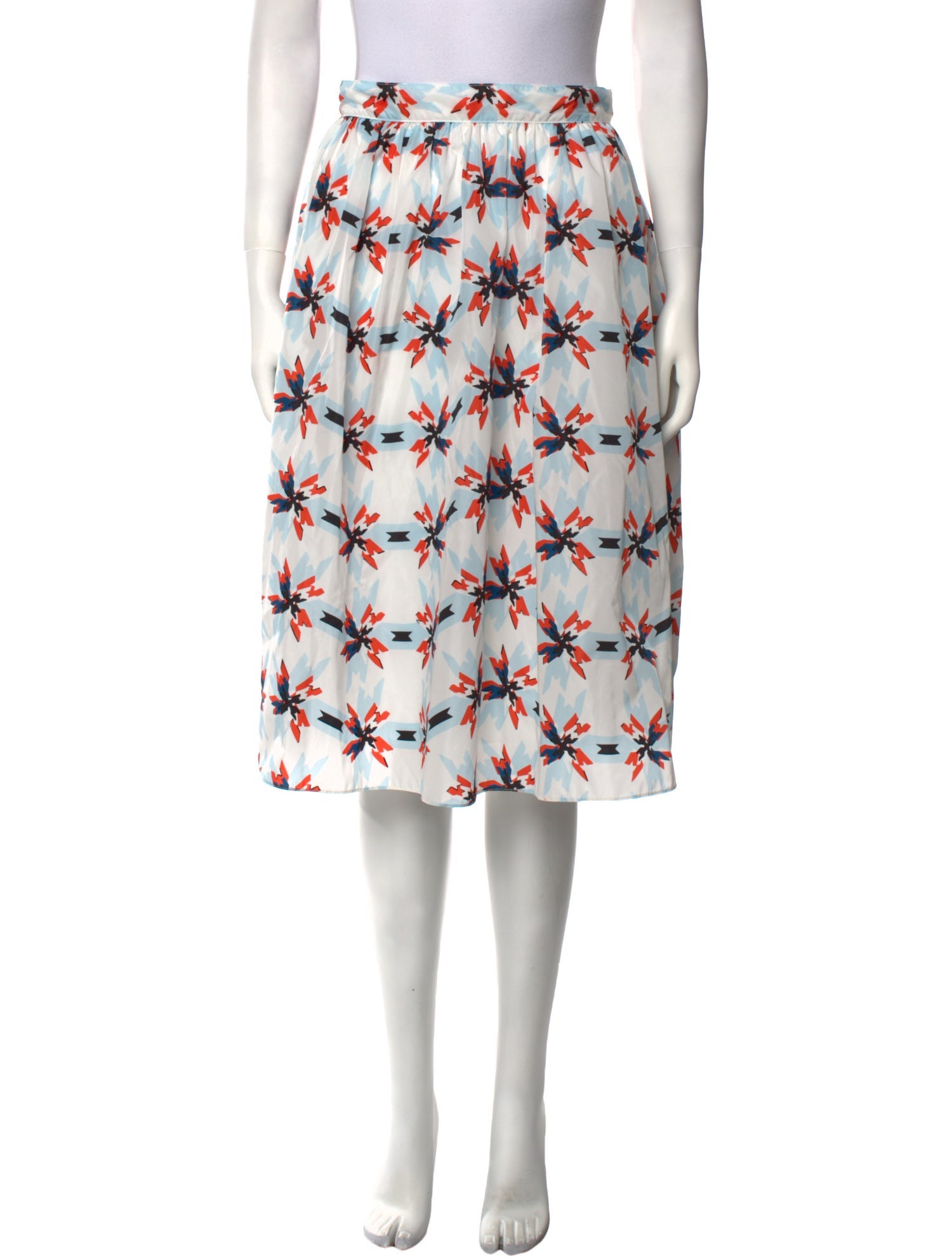 Tanya Taylor Printed Knee-Length Skirt w/ Tags