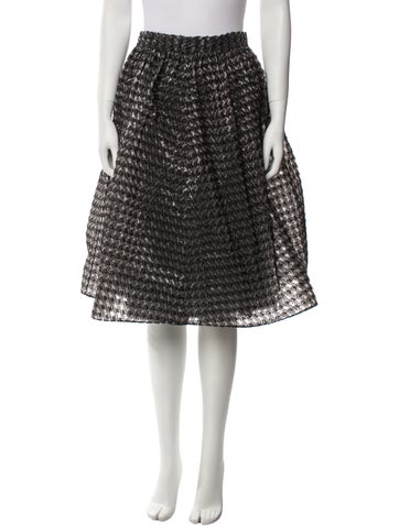 Tanya Taylor Skirts Printed Knee-Length Skirt US 6 | M