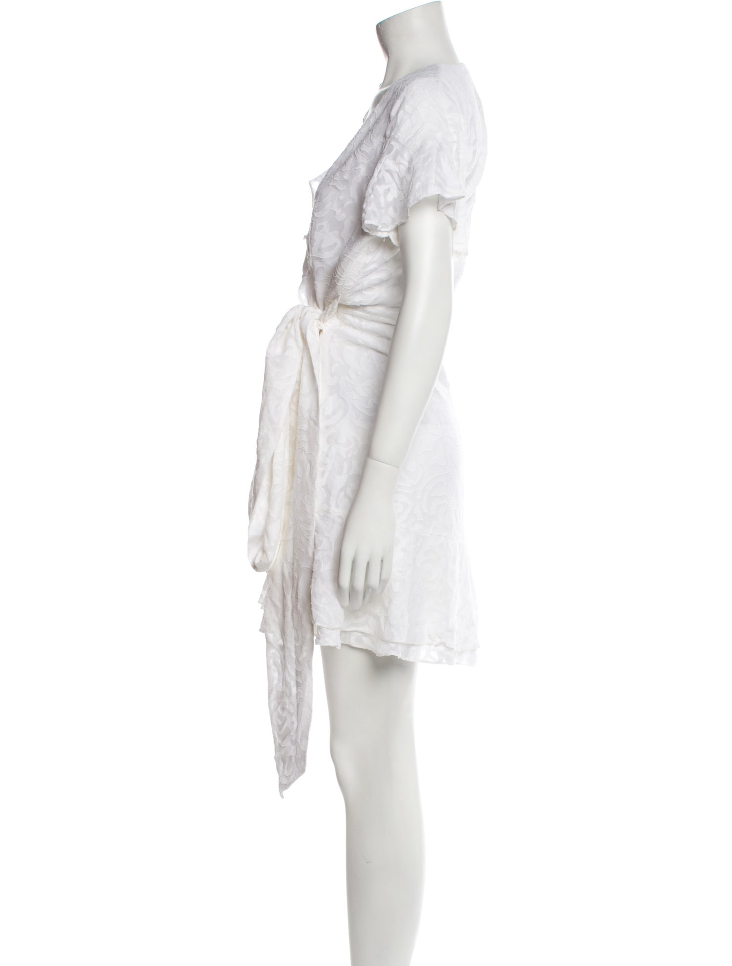 Tanya Taylor V-Neck Mini Dress