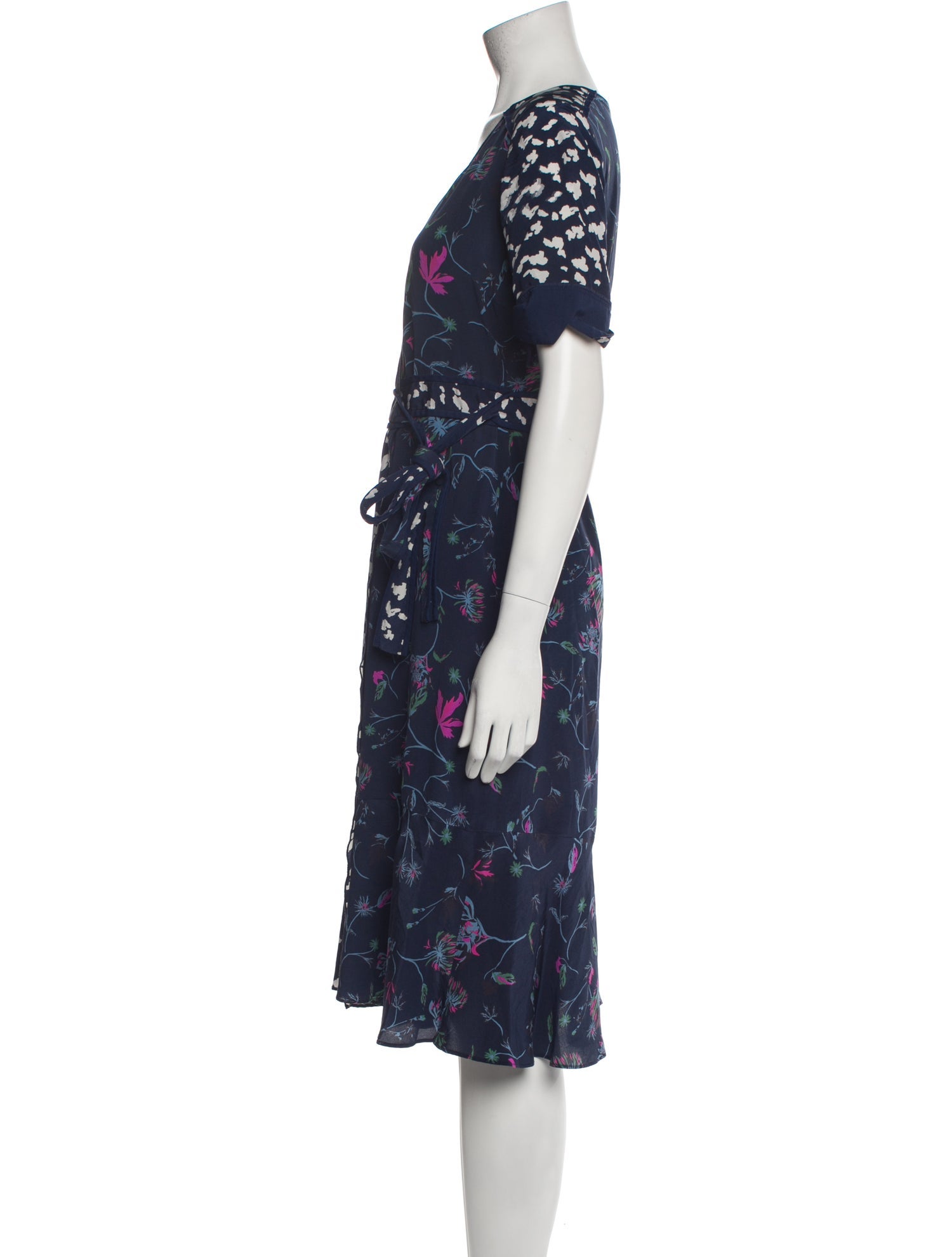 Tanya Taylor Silk Midi Length Dress