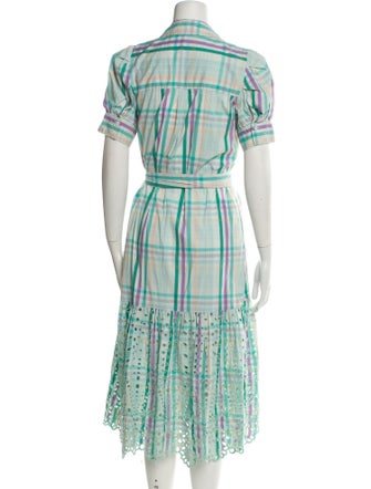 Tanya Taylor Printed Long Dress