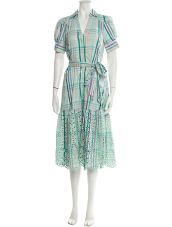 Tanya Taylor Printed Long Dress