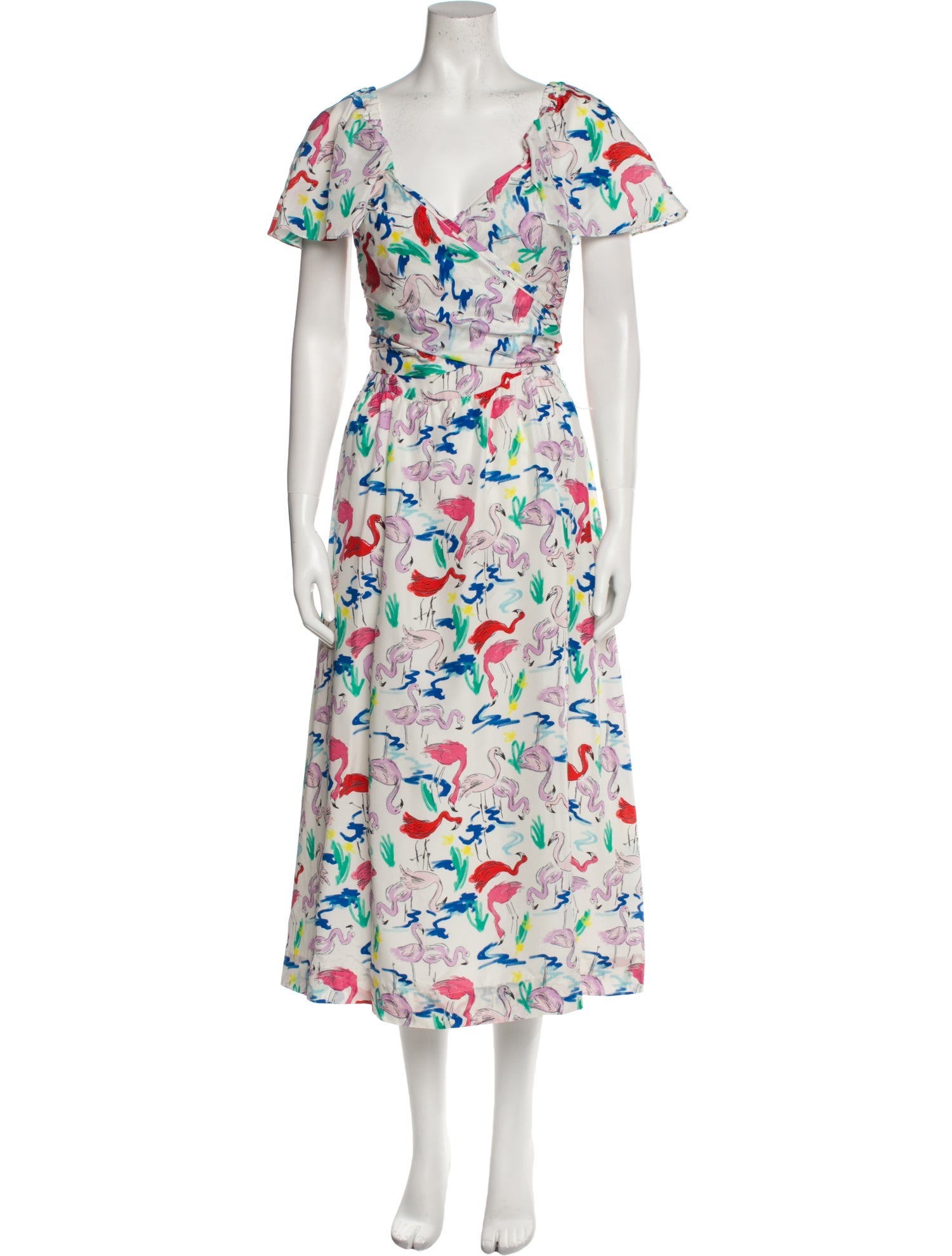 Tanya Taylor Silk Long Dress