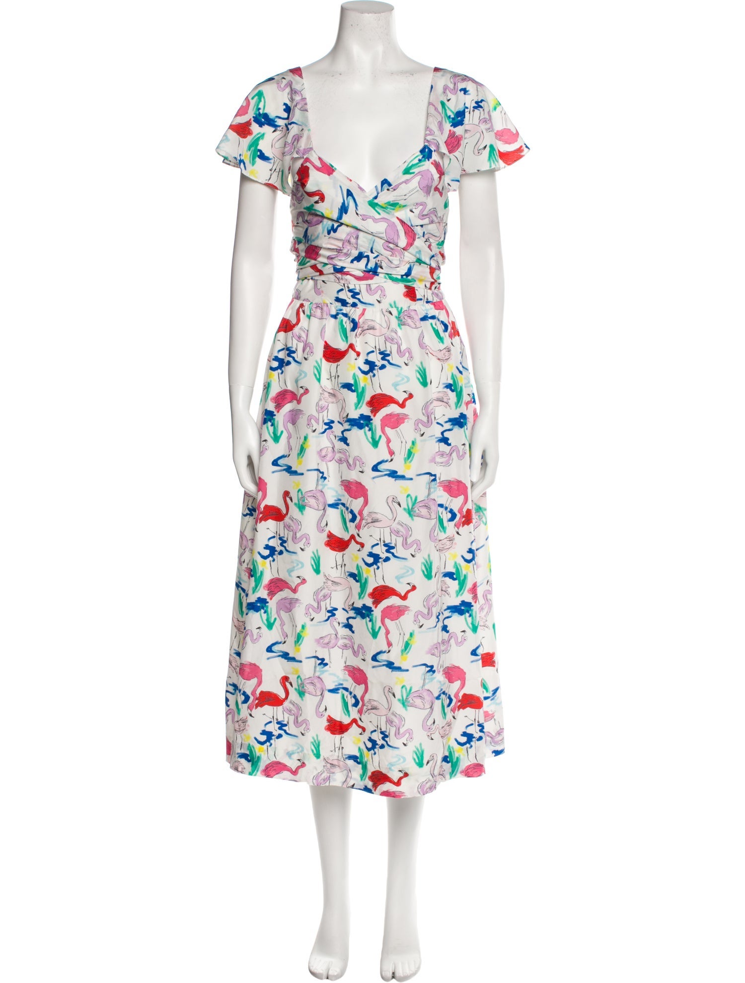 Tanya Taylor Silk Long Dress