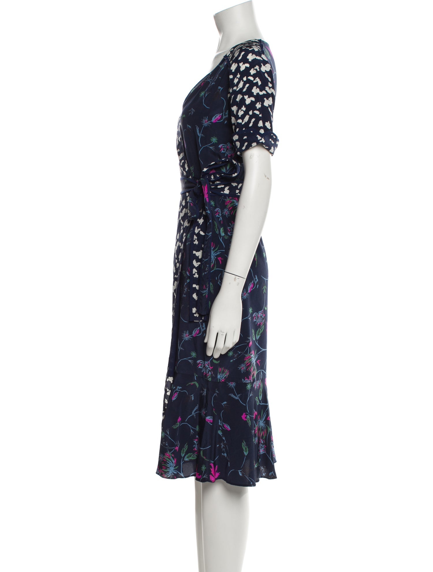 Tanya Taylor Silk Midi Length Dress