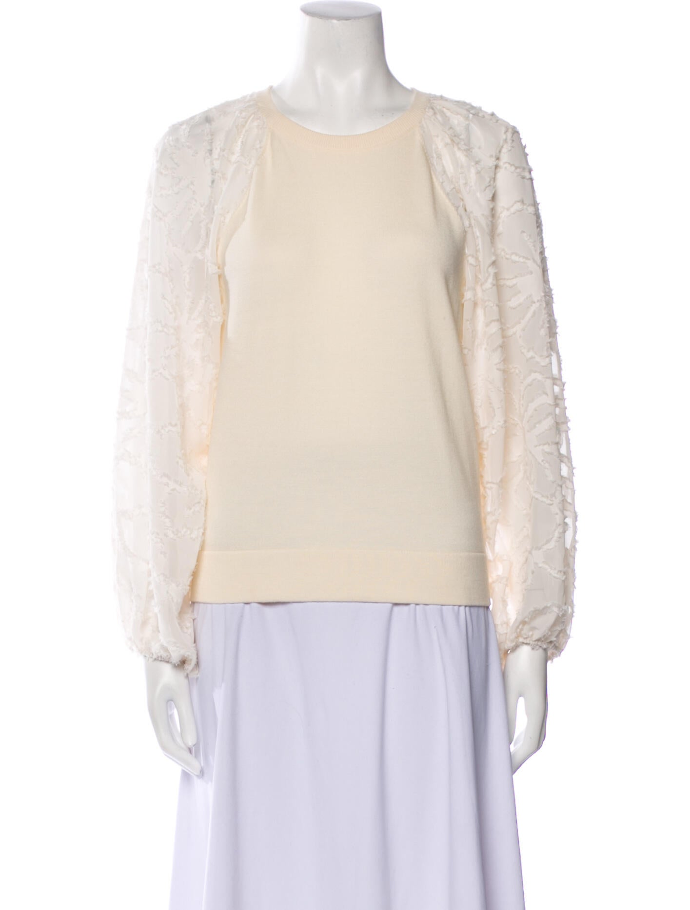 Tanya Taylor Wool Crew Neck Sweater