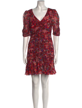 Tanya Taylor Silk Mini Dress