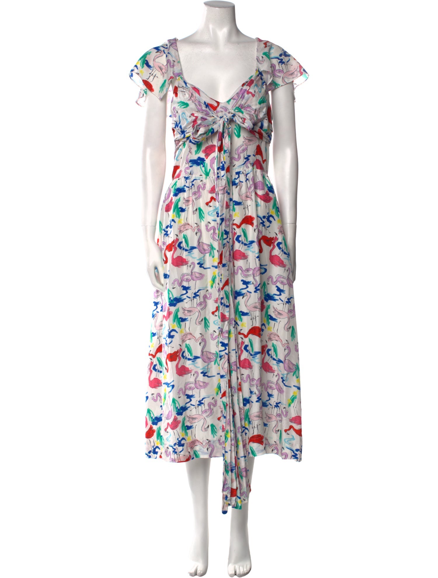 Tanya Taylor Silk Long Dress