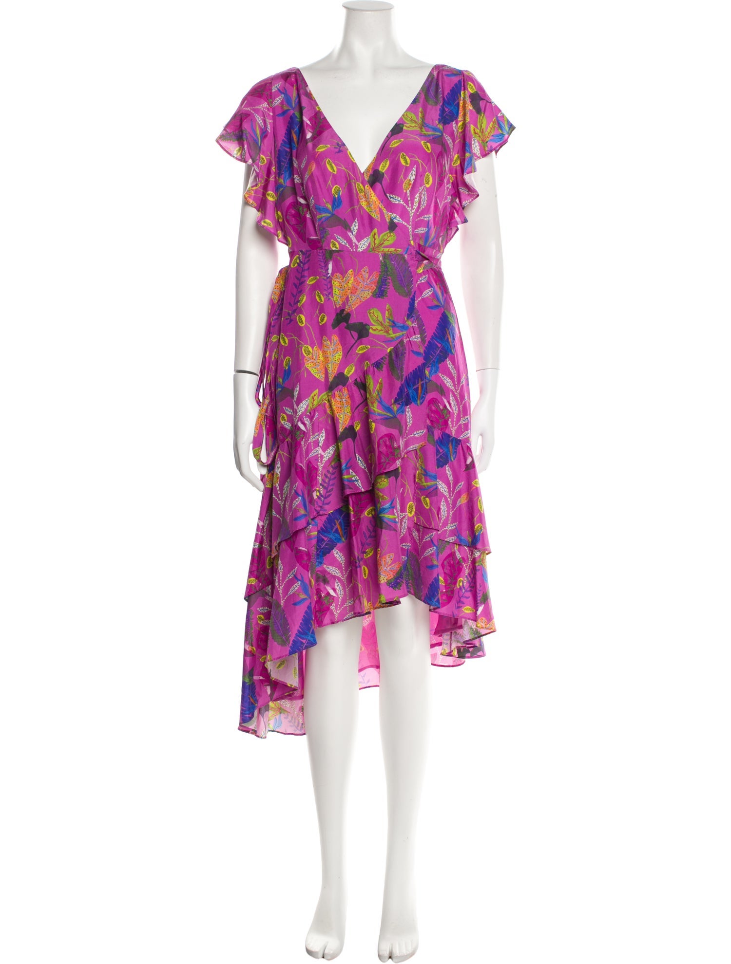 Tanya Taylor Silk Midi Length Dress