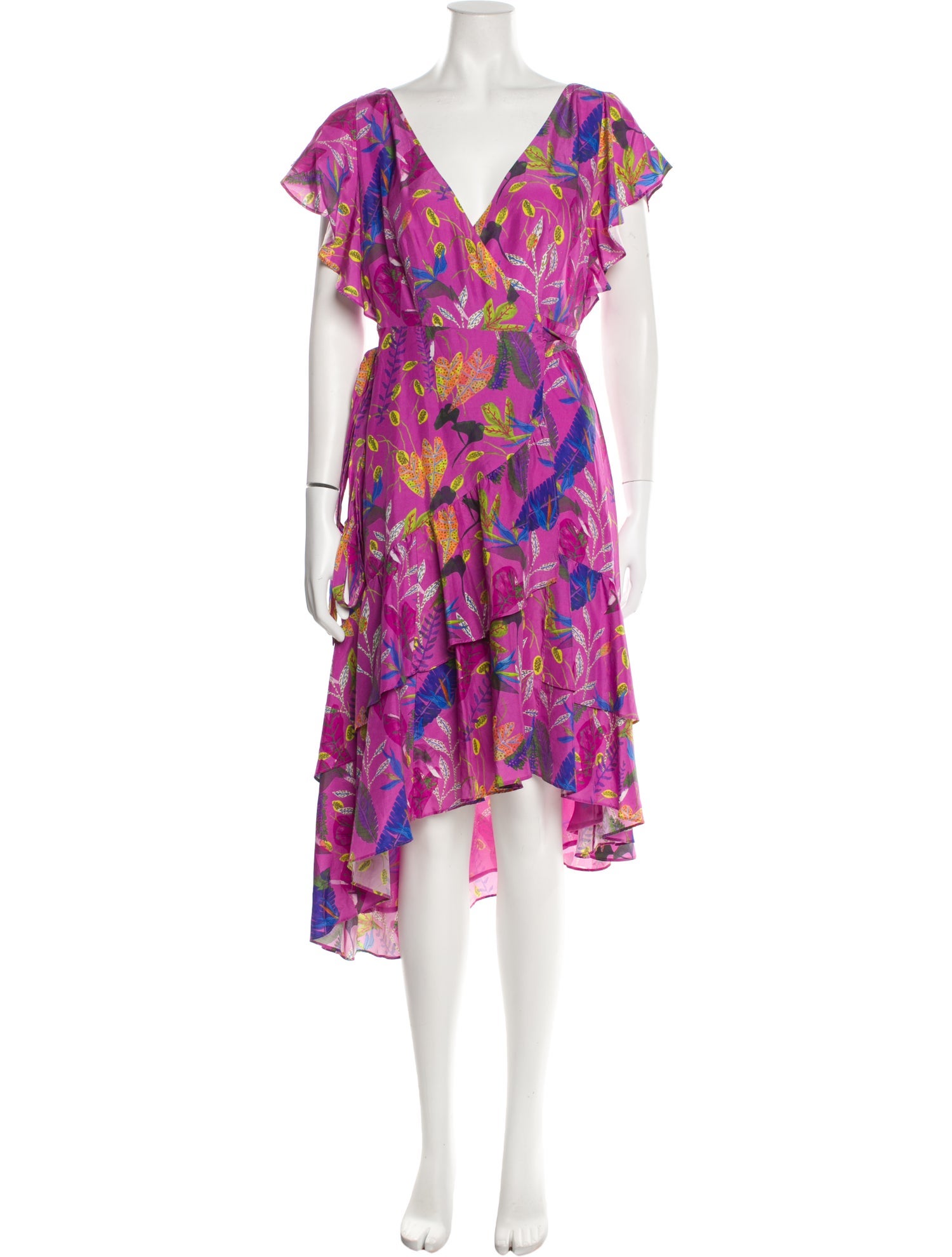 Tanya Taylor Silk Midi Length Dress