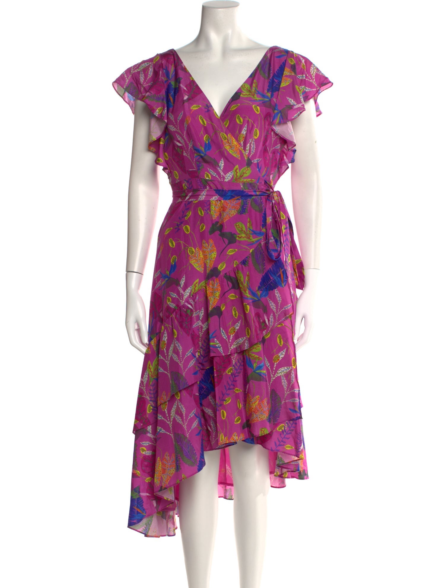 Tanya Taylor Silk Midi Length Dress