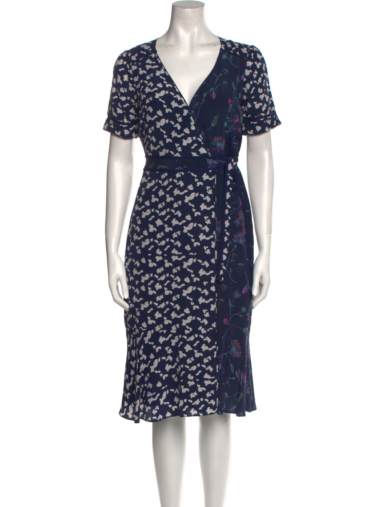 Tanya Taylor Printed Midi Length Dress