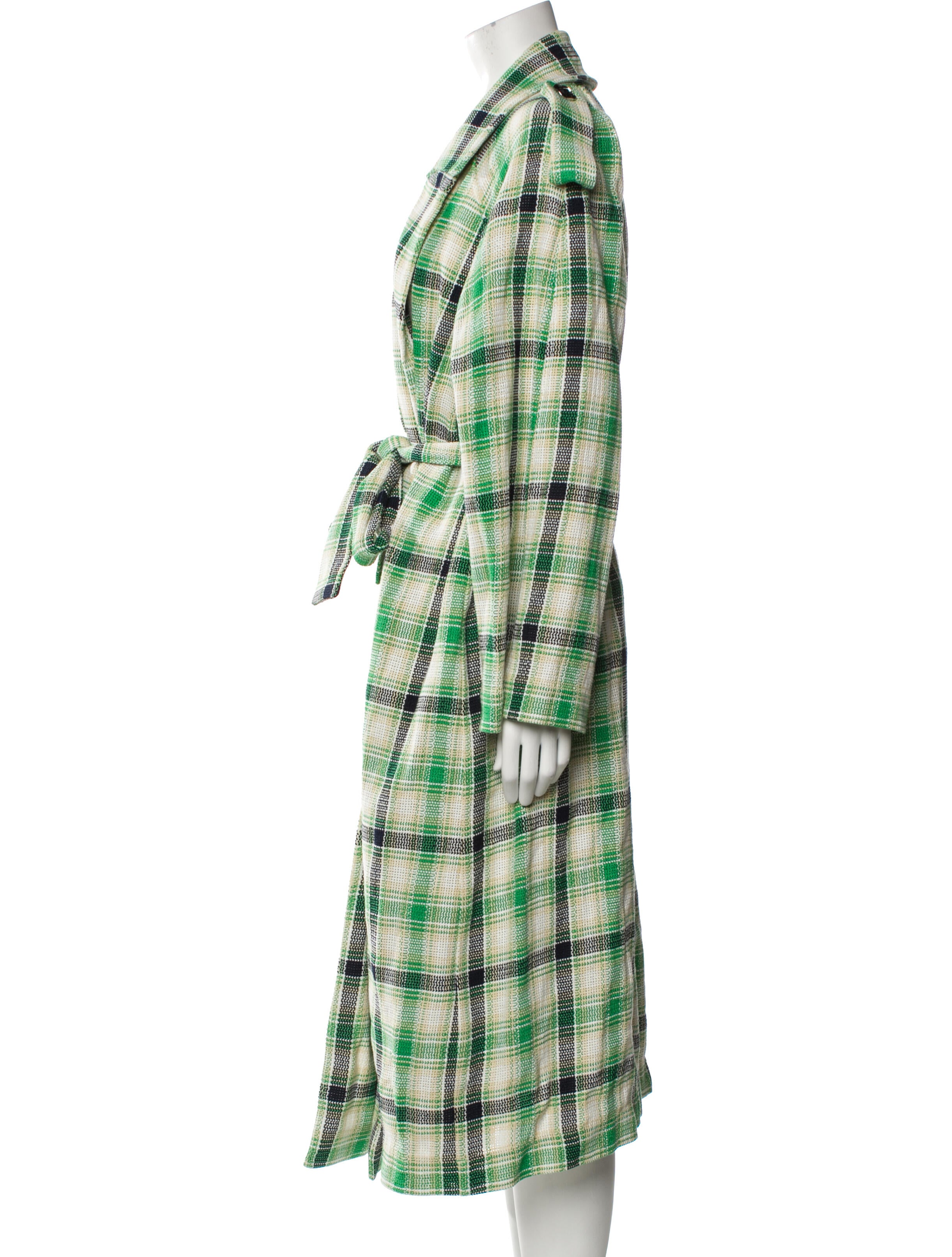 Tanya Taylor Plaid Print Coat