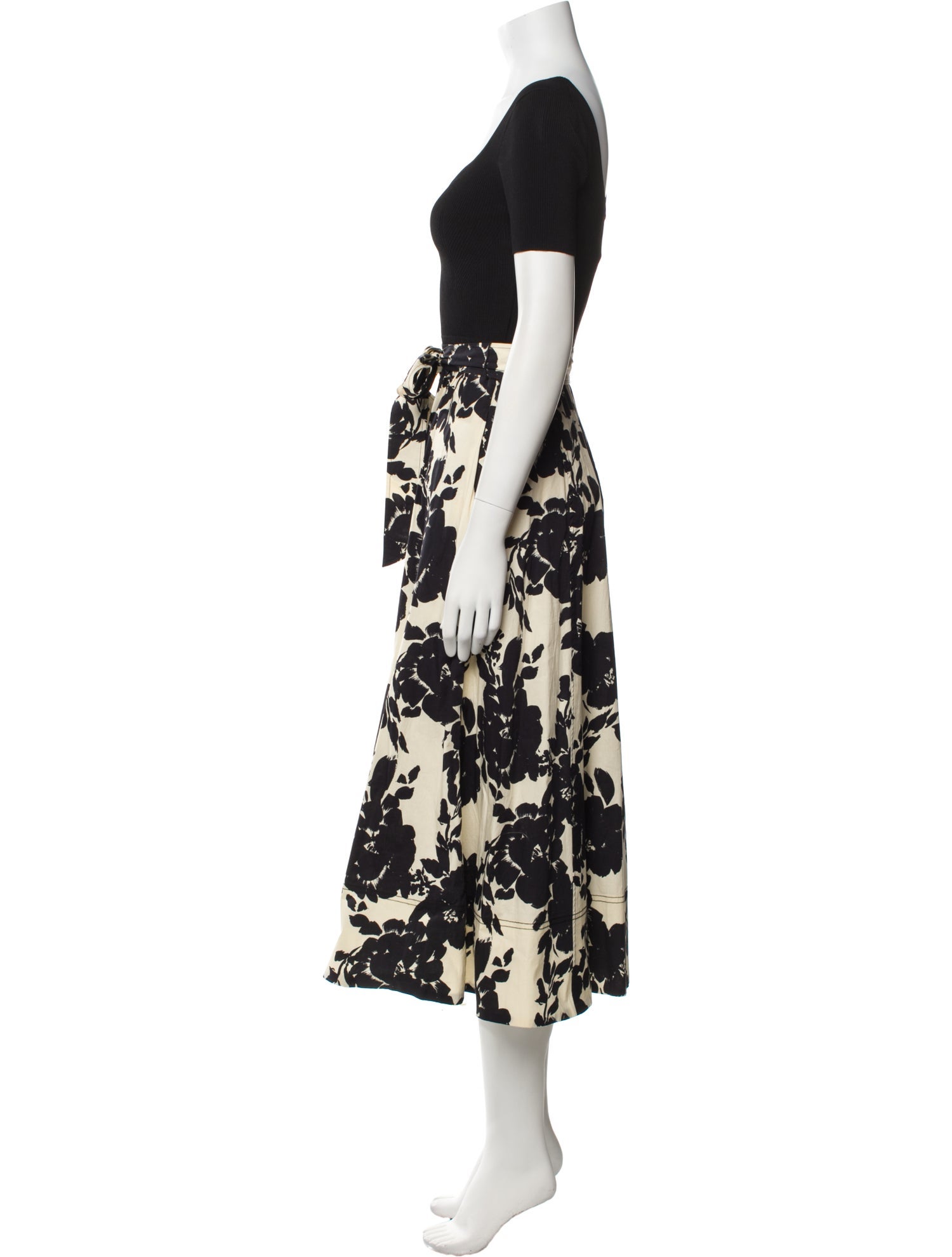 Tanya Taylor Floral Print Long Dress
