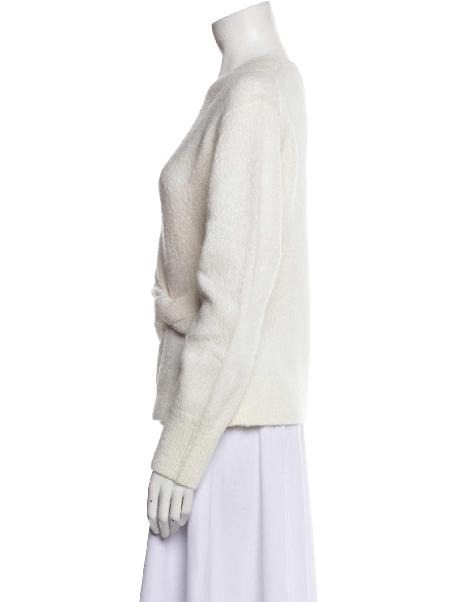 Tanya Taylor Alpaca Crew Neck Sweater