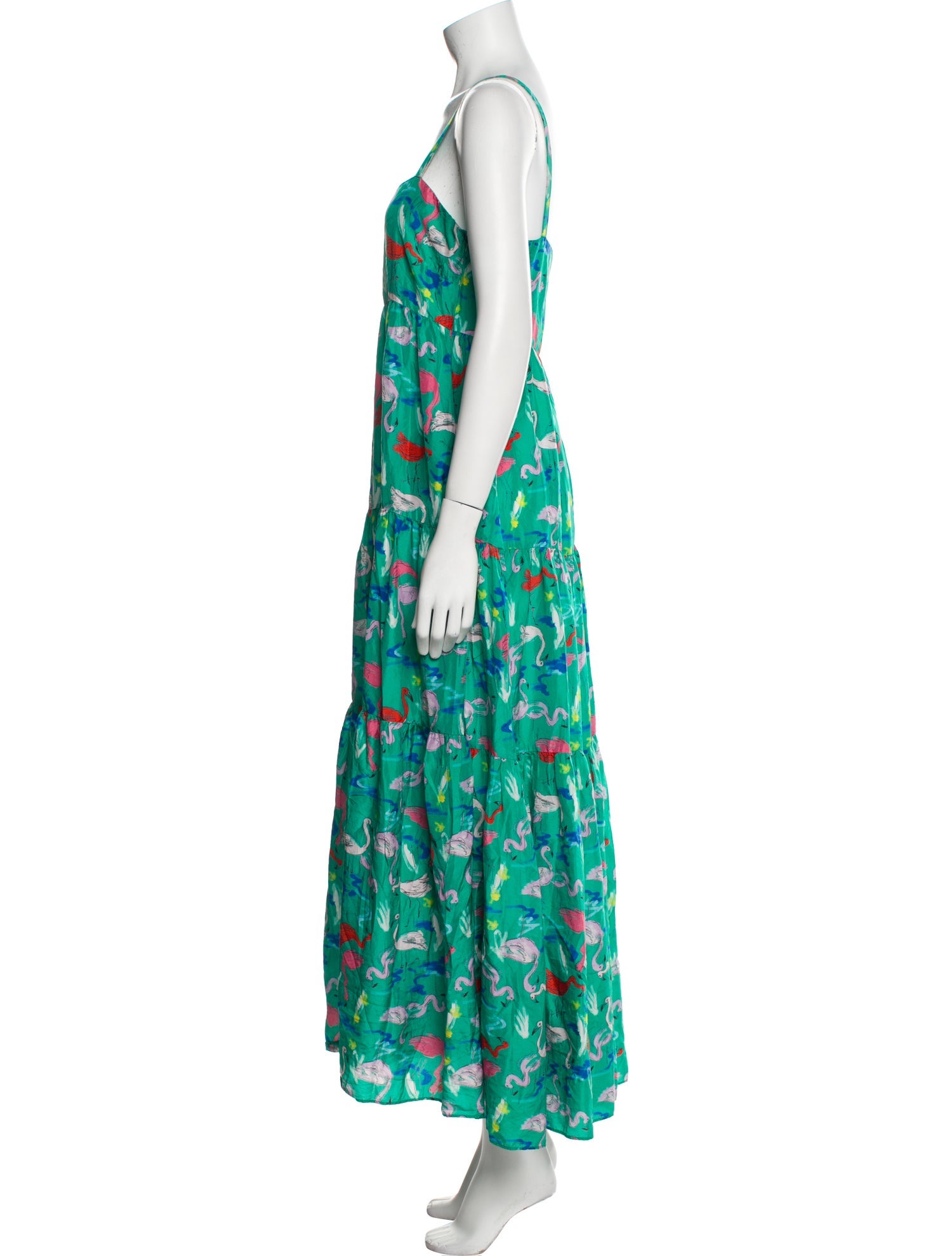Tanya Taylor Silk Long Dress