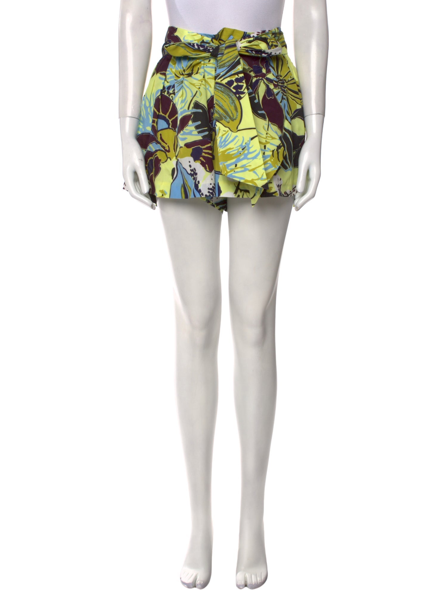 Tanya Taylor Printed Mini Shorts