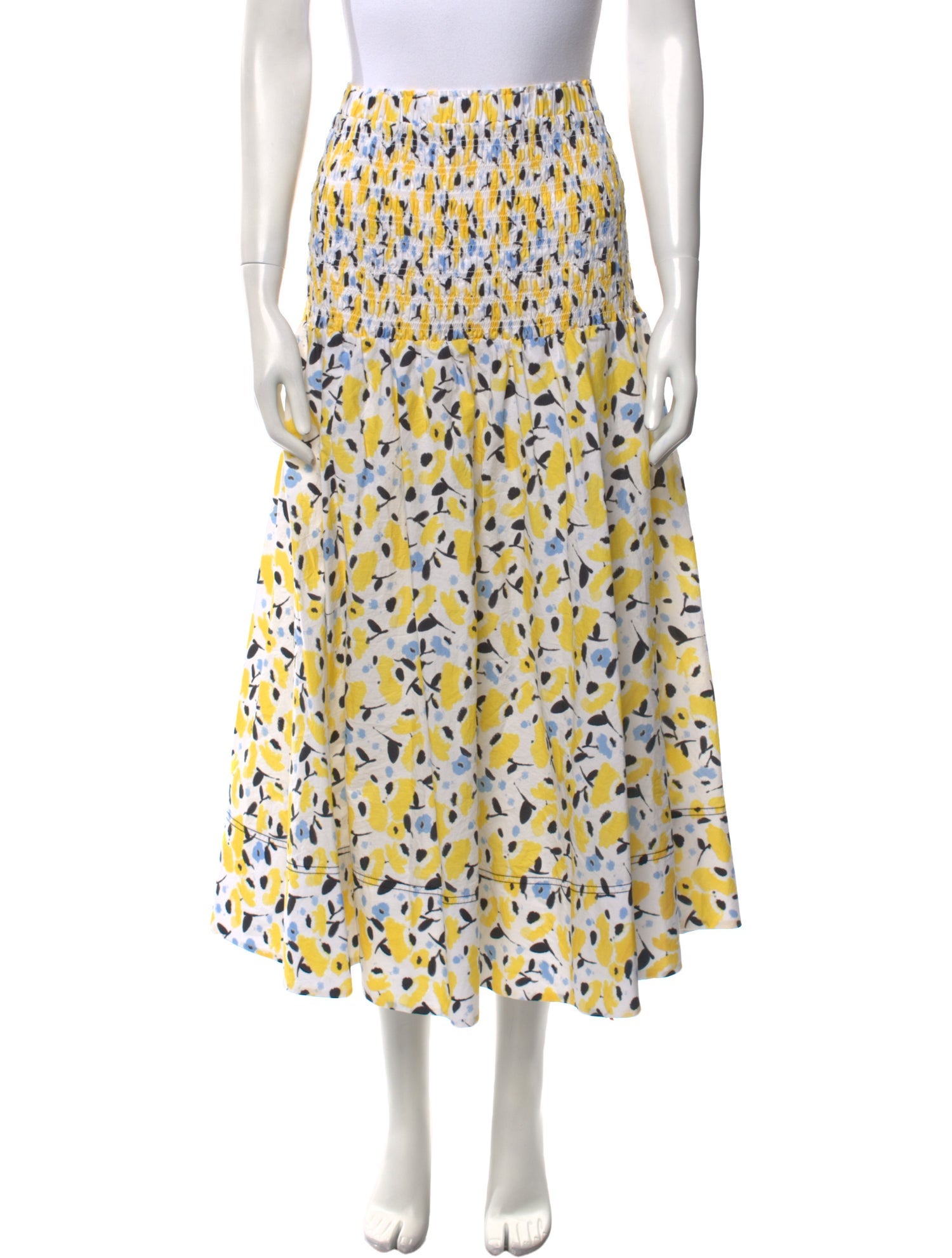 Tanya Taylor Floral Print Midi Length Skirt w/ Tags