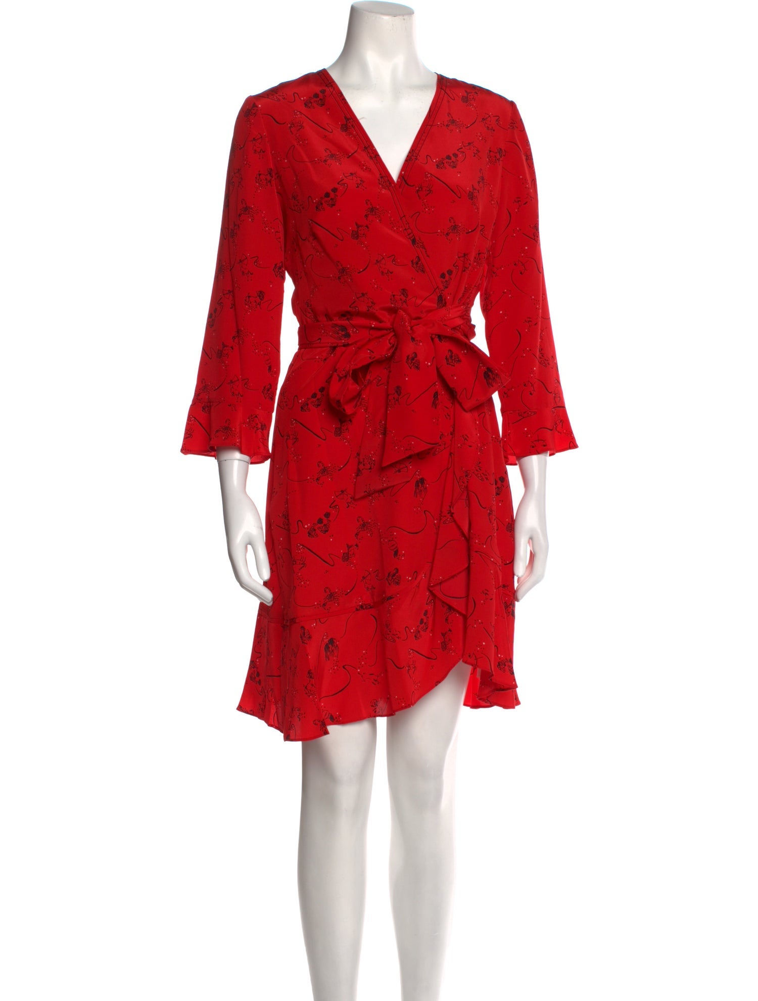 Tanya Taylor Silk Mini Dress