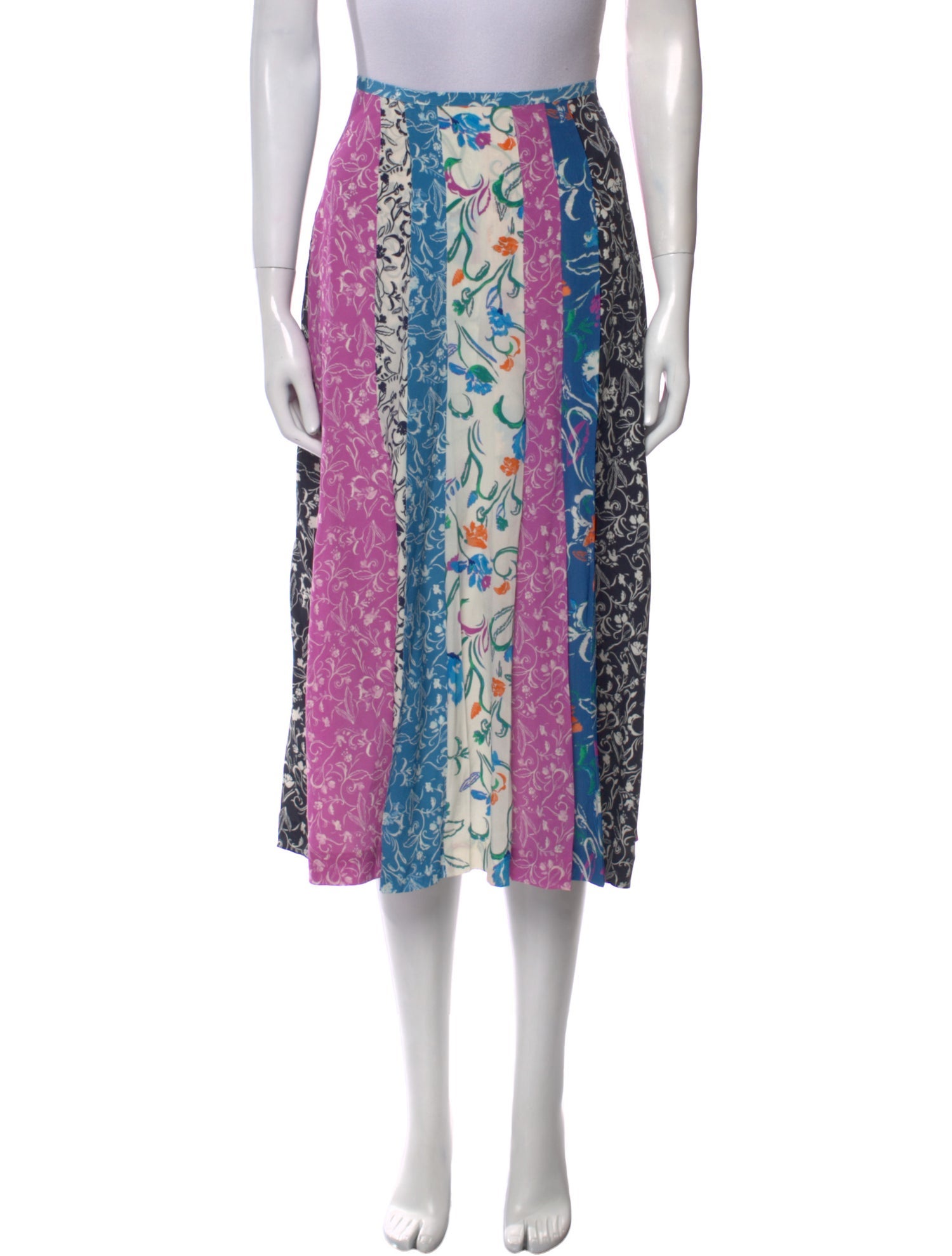 Tanya Taylor Silk Midi Length Skirt w/ Tags