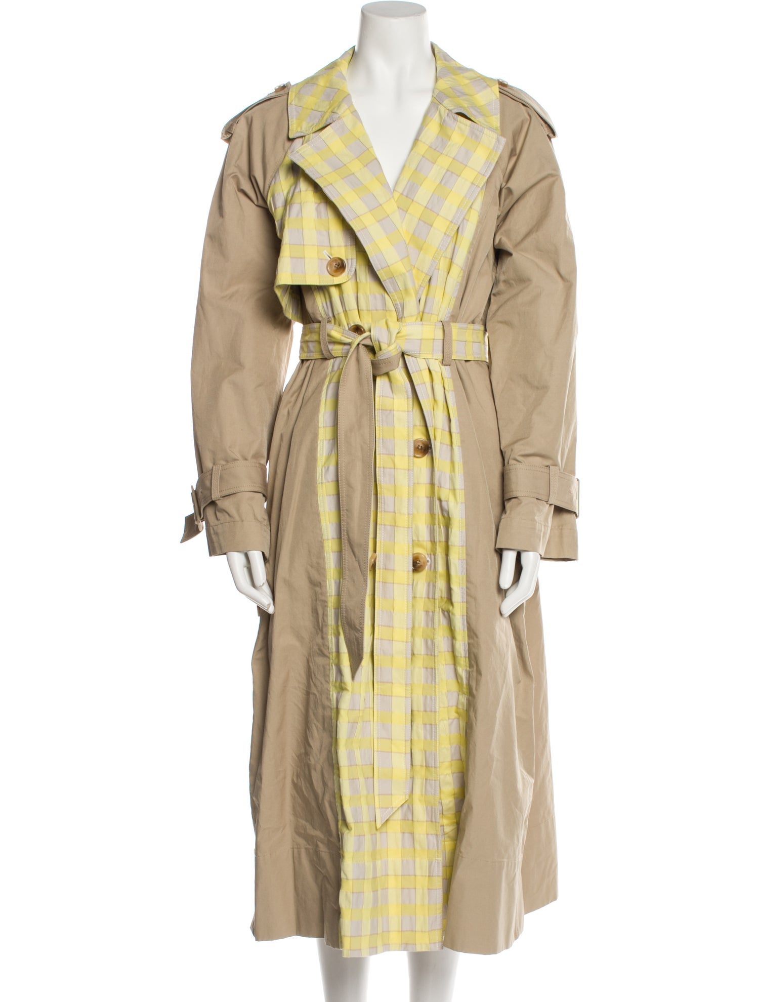 Tanya Taylor Printed Trench Coat w/ Tags