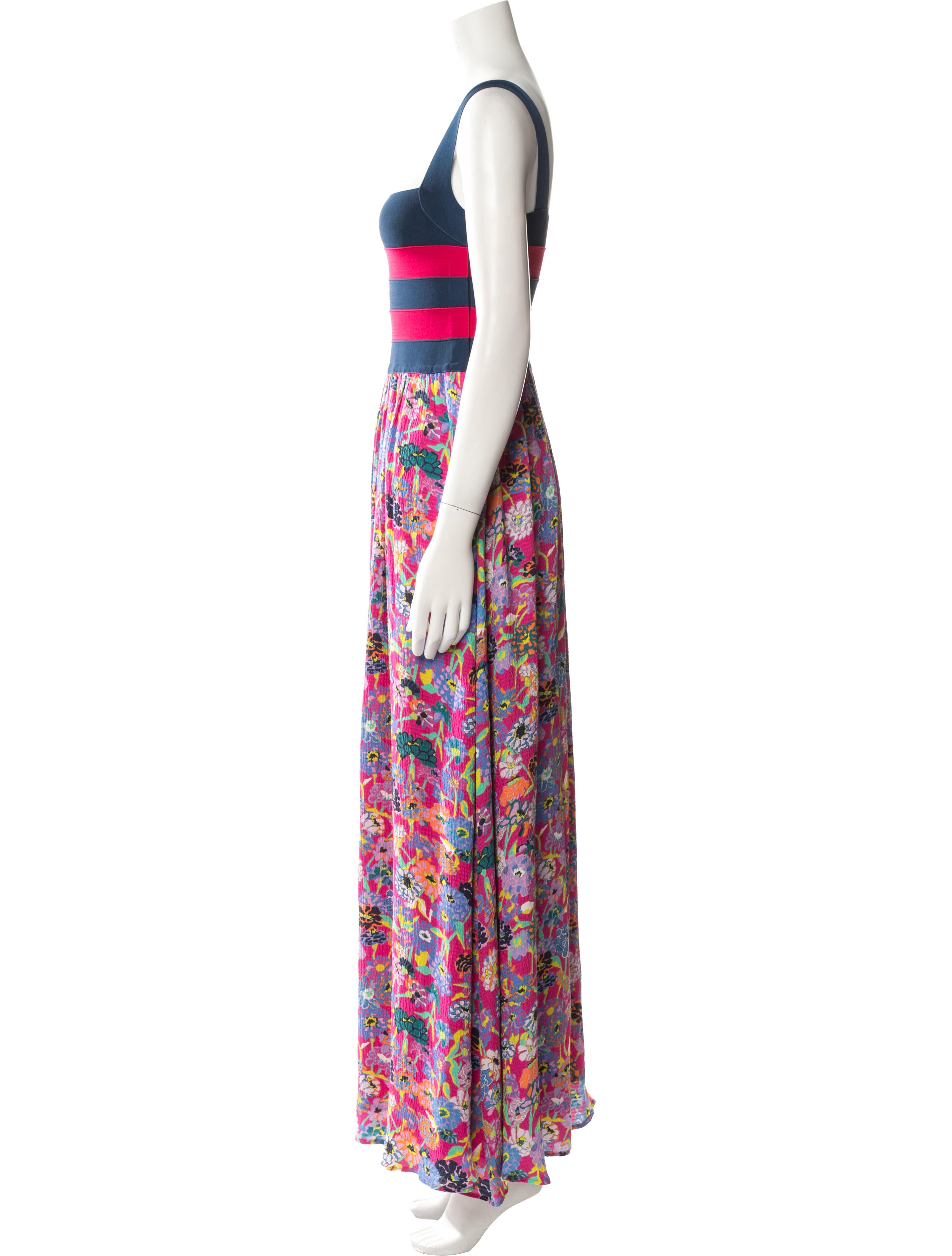 Tanya Taylor Silk Long Dress