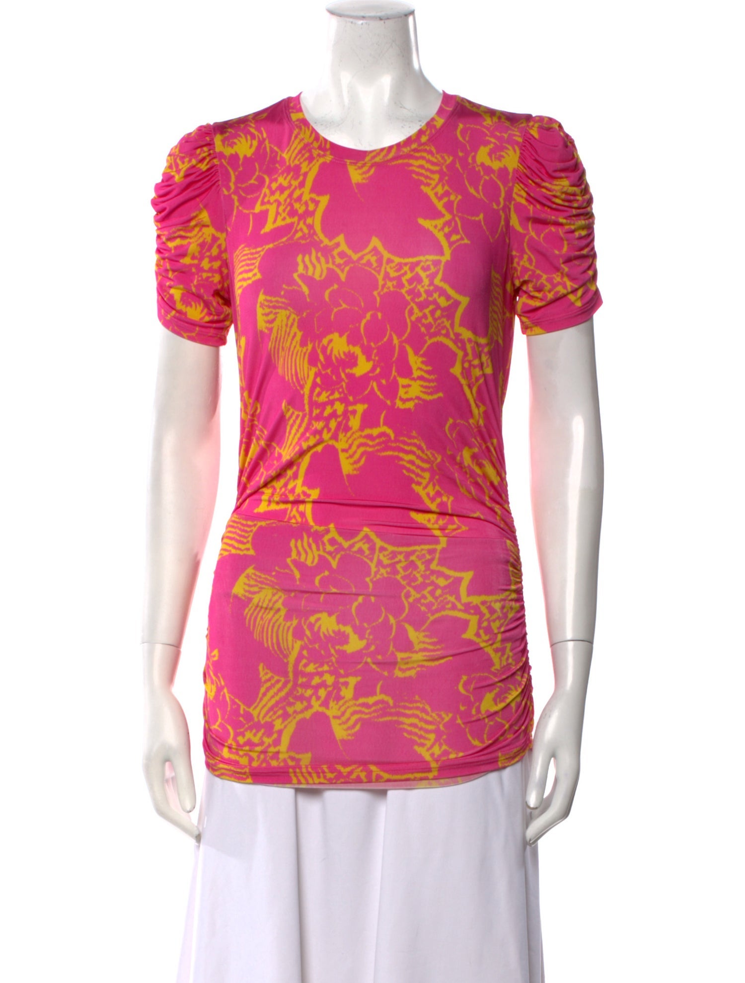 Tanya Taylor Printed Crew Neck T-Shirt