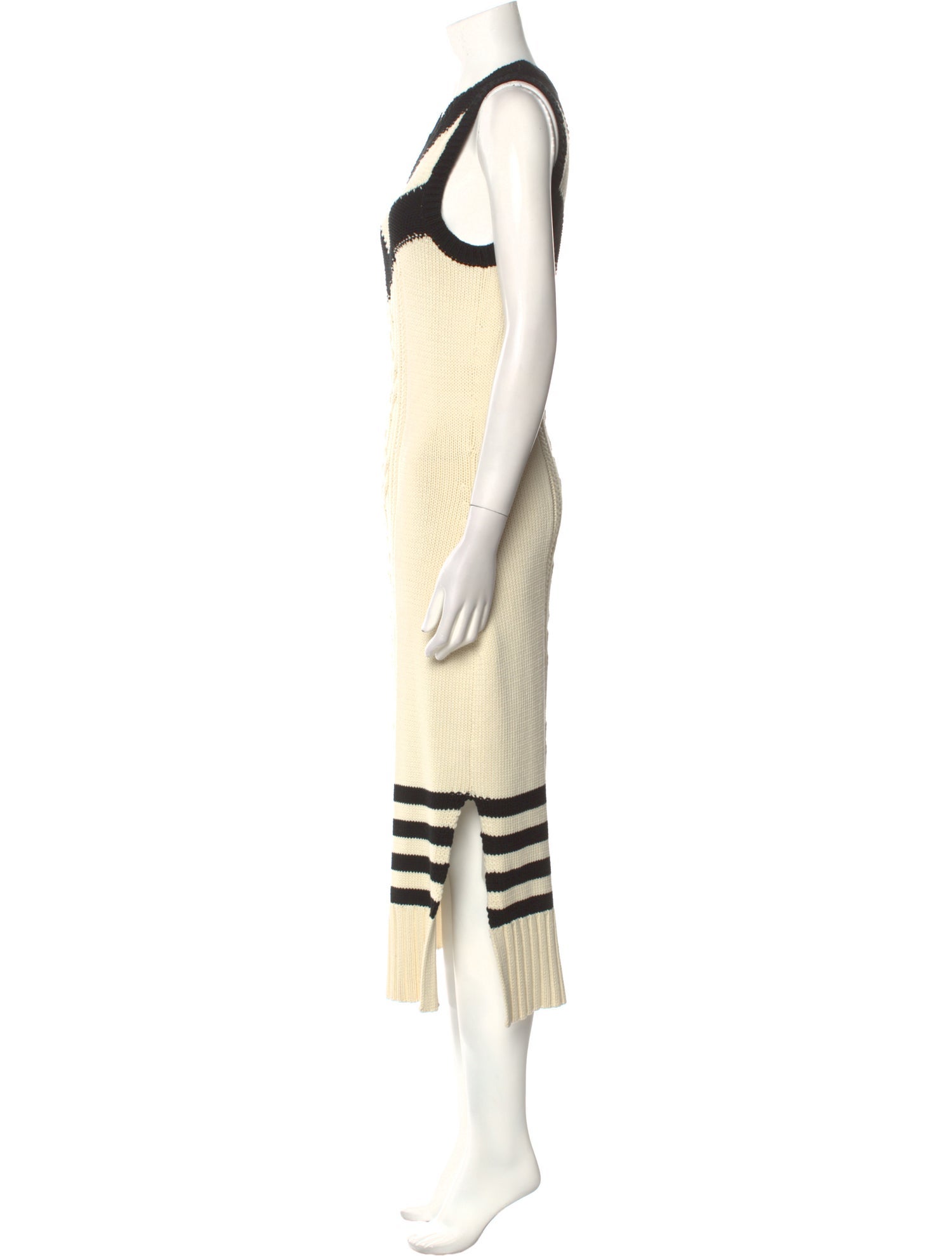 Tanya Taylor Striped Long Dress