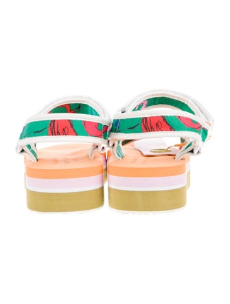 Tanya Taylor Printed Sandals