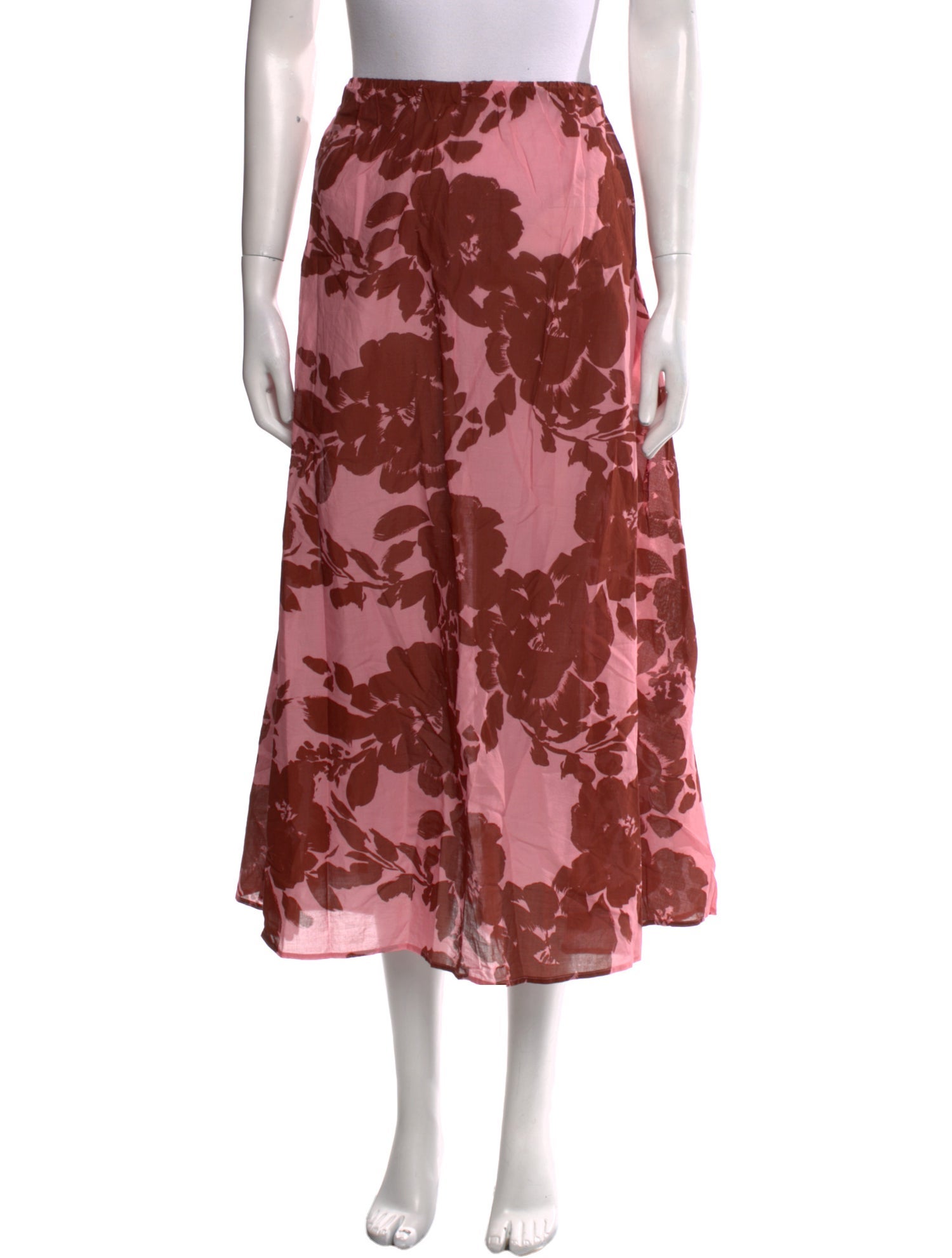 Tanya Taylor Floral Print Midi Length Skirt w/ Tags