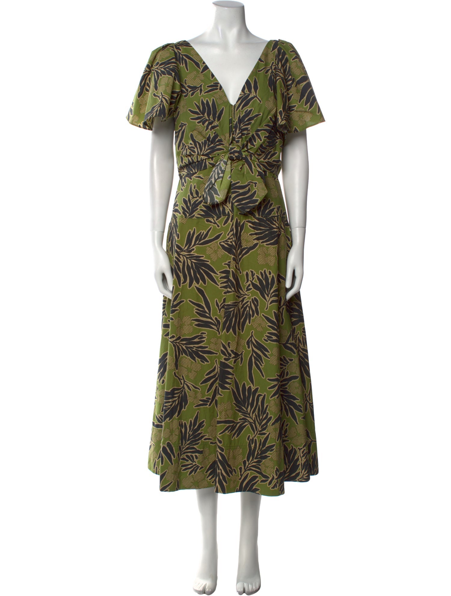 Tanya Taylor Printed Long Dress w/ Tags