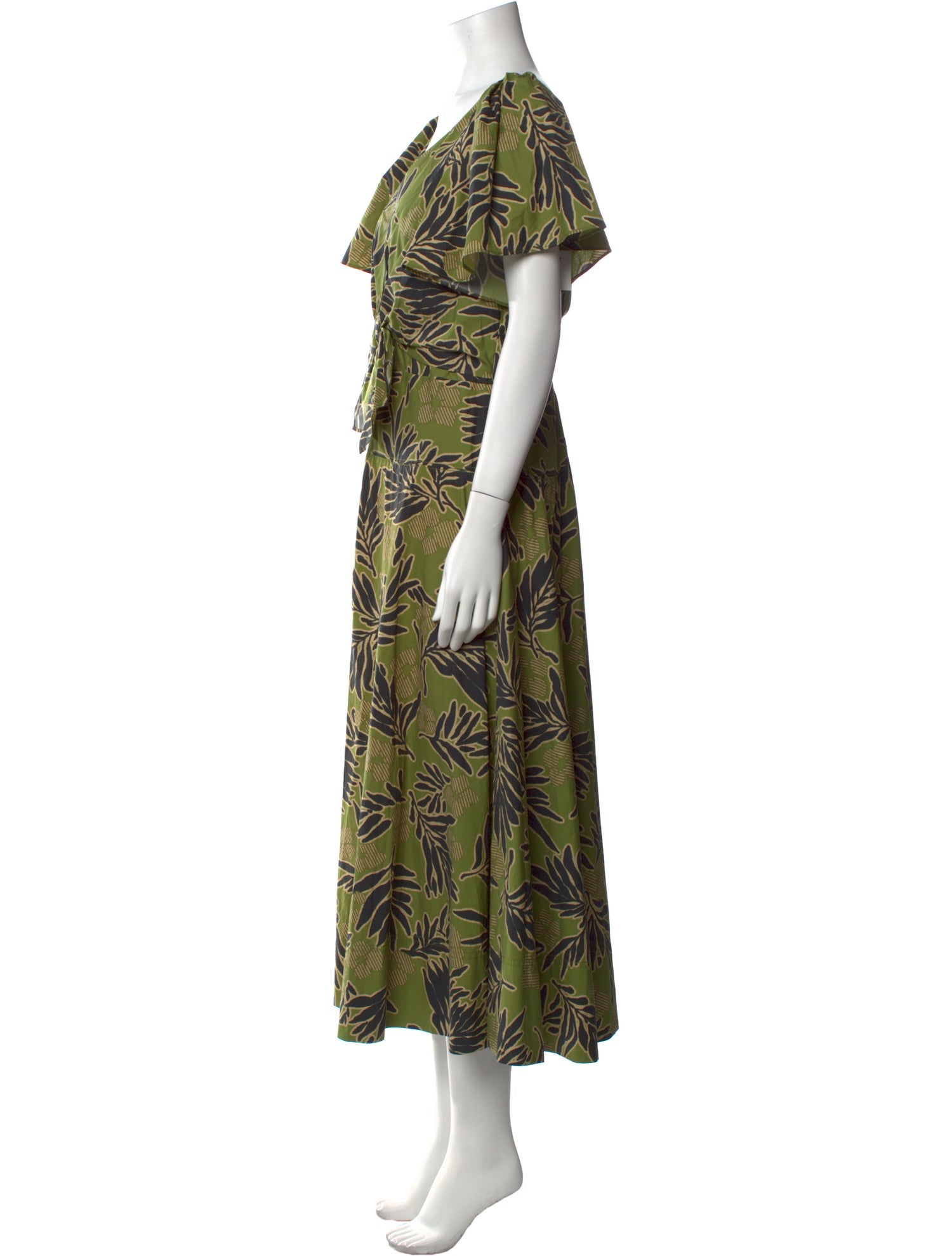 Tanya Taylor Printed Long Dress w/ Tags