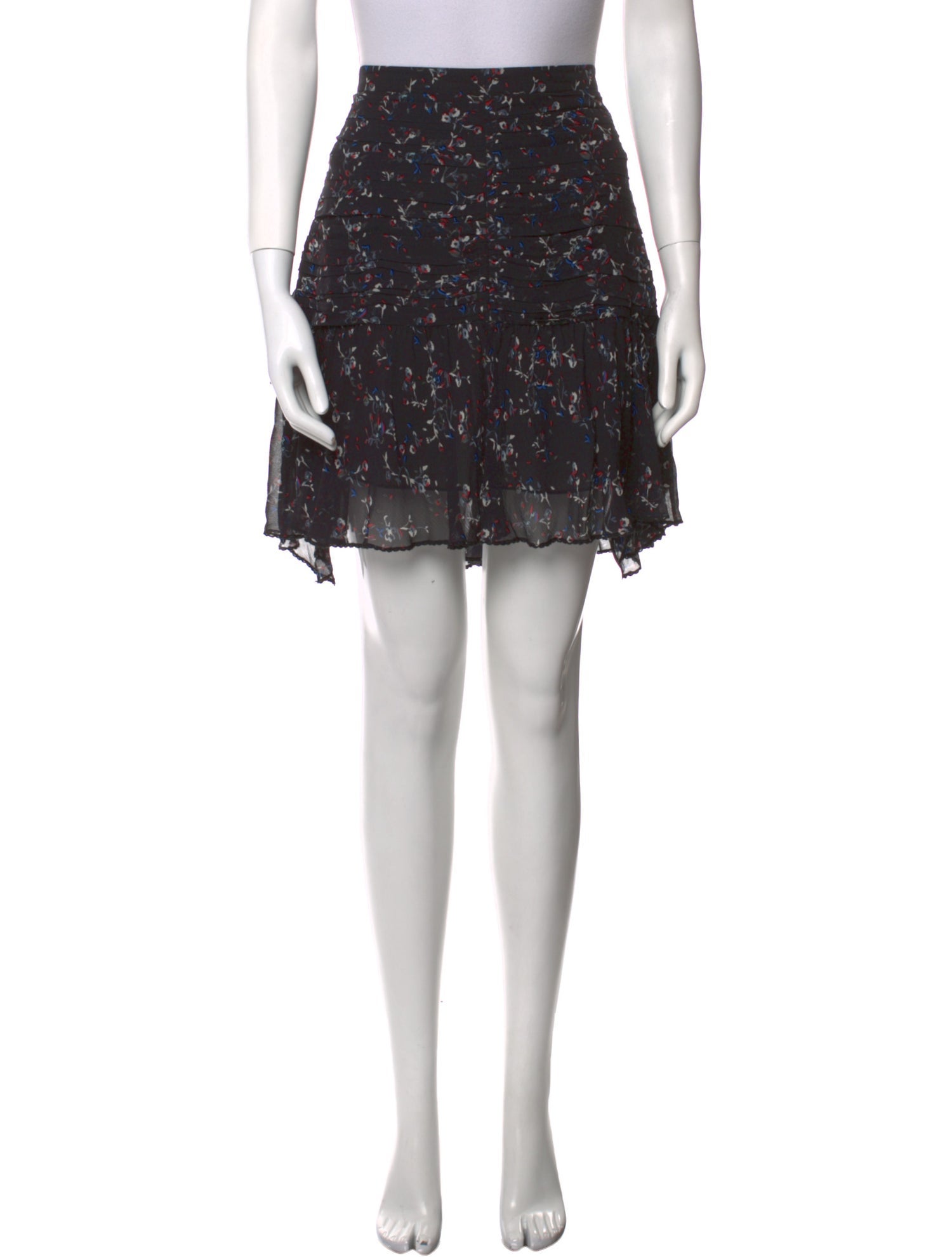 Tanya Taylor Silk Knee-Length Skirt