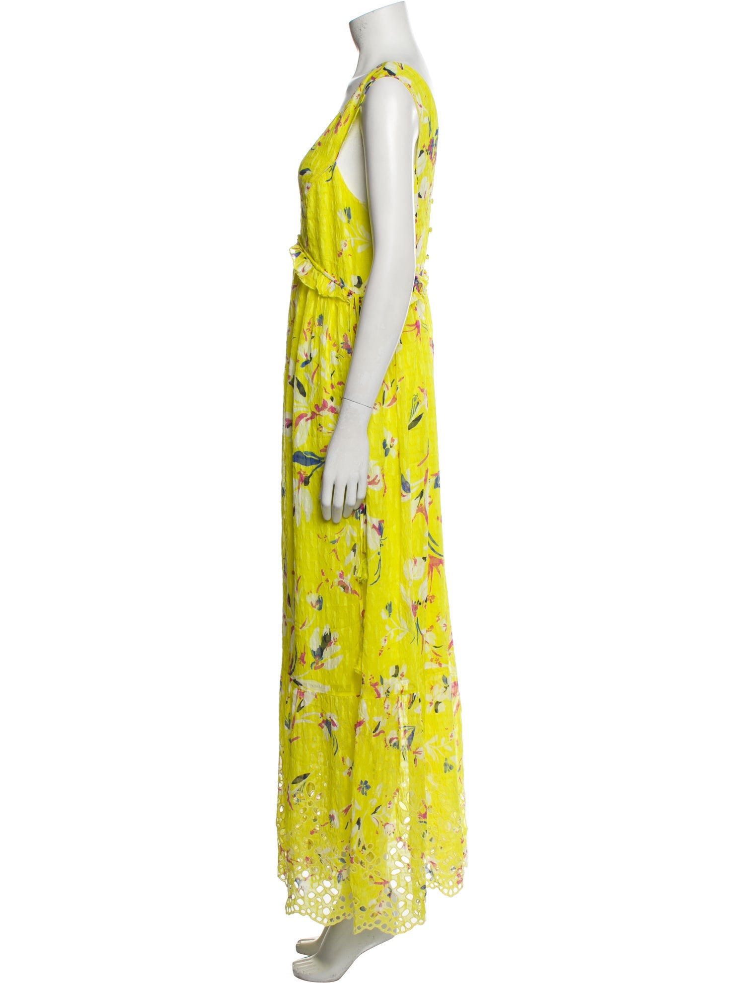 Tanya Taylor Silk Long Dress