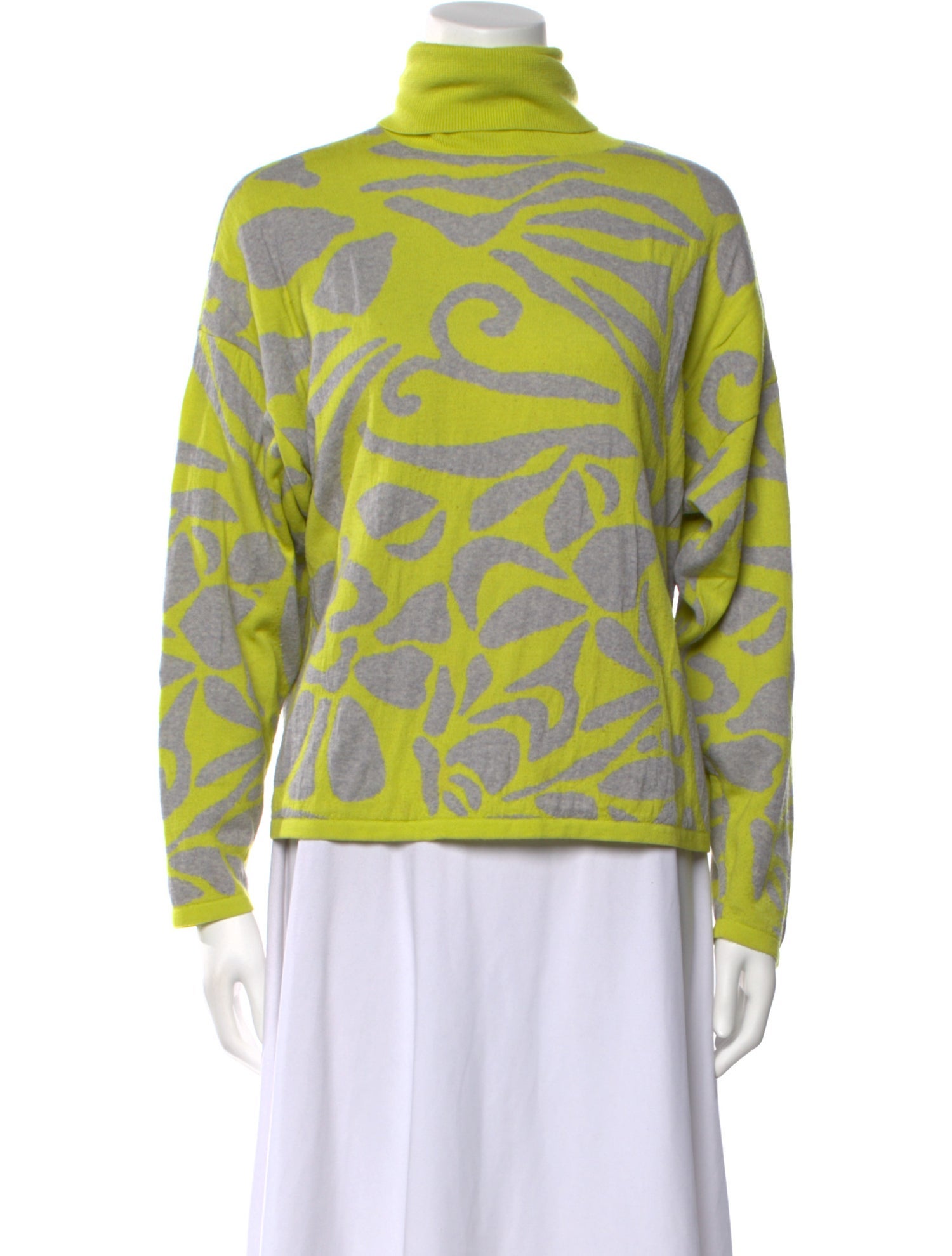 Tanya Taylor Wool Printed Sweater