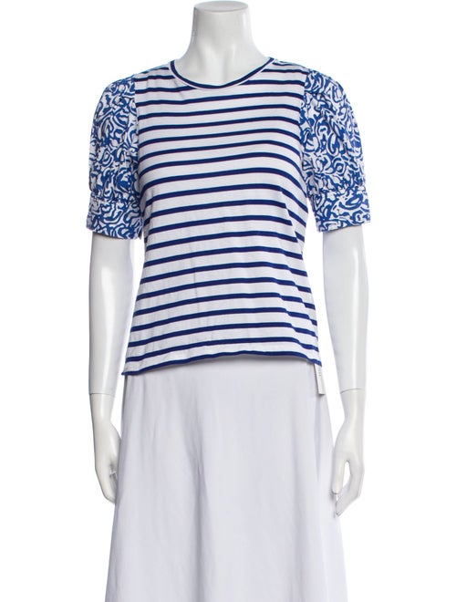 Tanya Taylor Striped Crew Neck T-Shirt