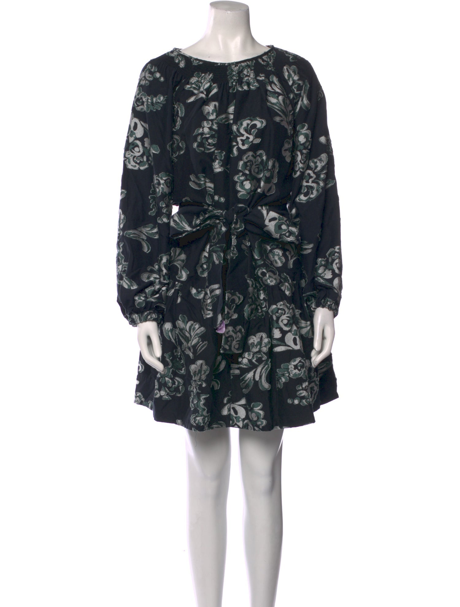 Tanya Taylor Floral Print Knee-Length Dress
