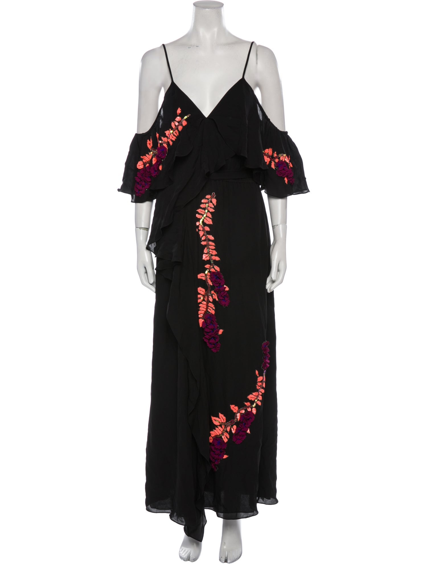 Tanya Taylor Silk Long Dress