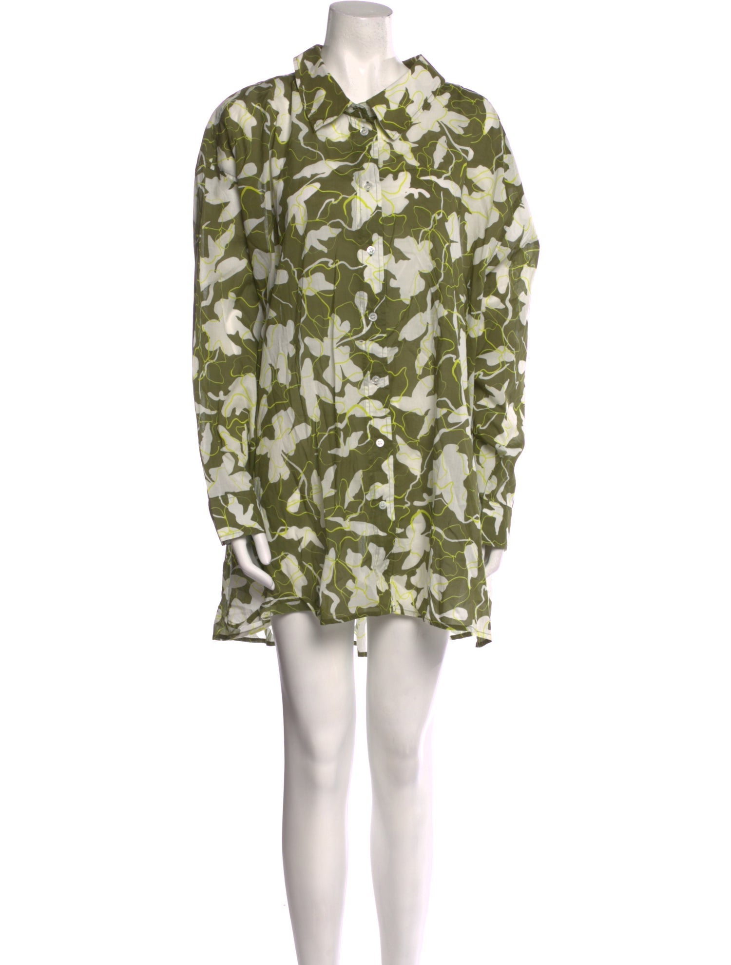 Tanya Taylor Floral Print Long Sleeve Tunic w/ Tags