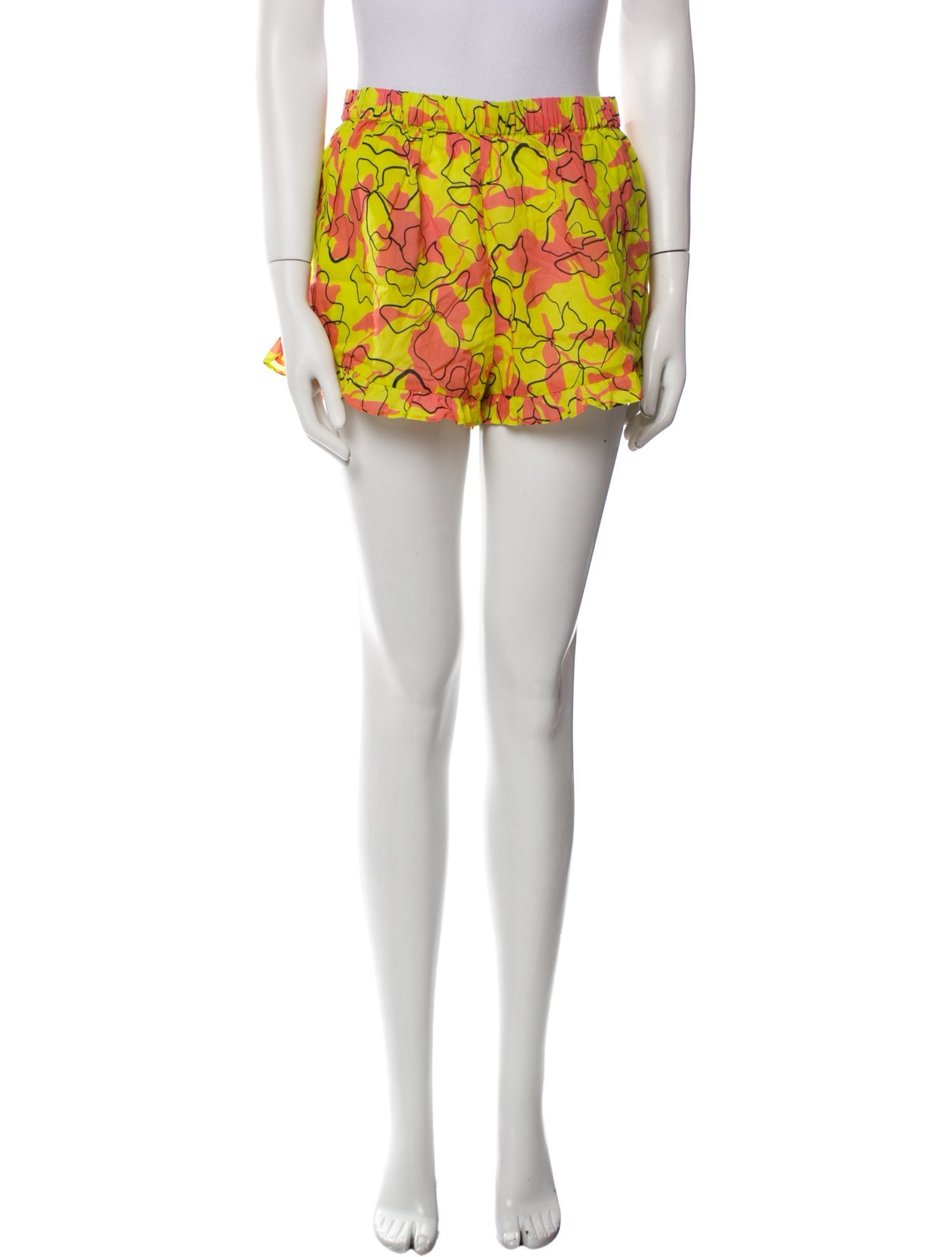 Tanya Taylor Printed Mini Shorts w/ Tags