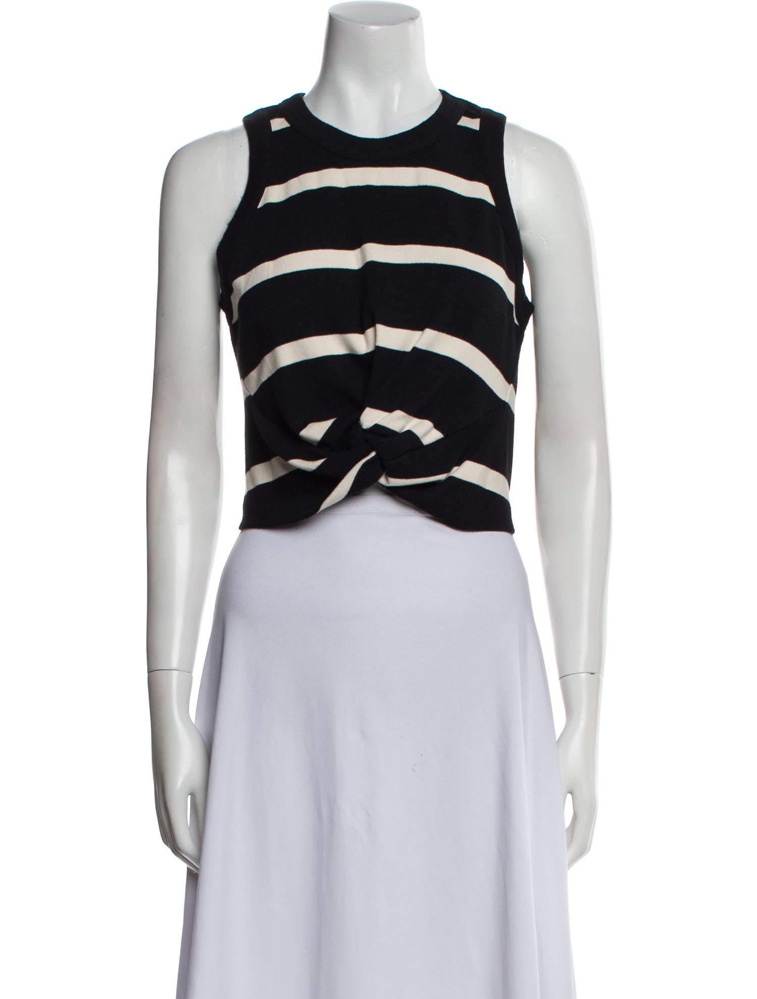 Tanya Taylor Striped Crew Neck Sweater