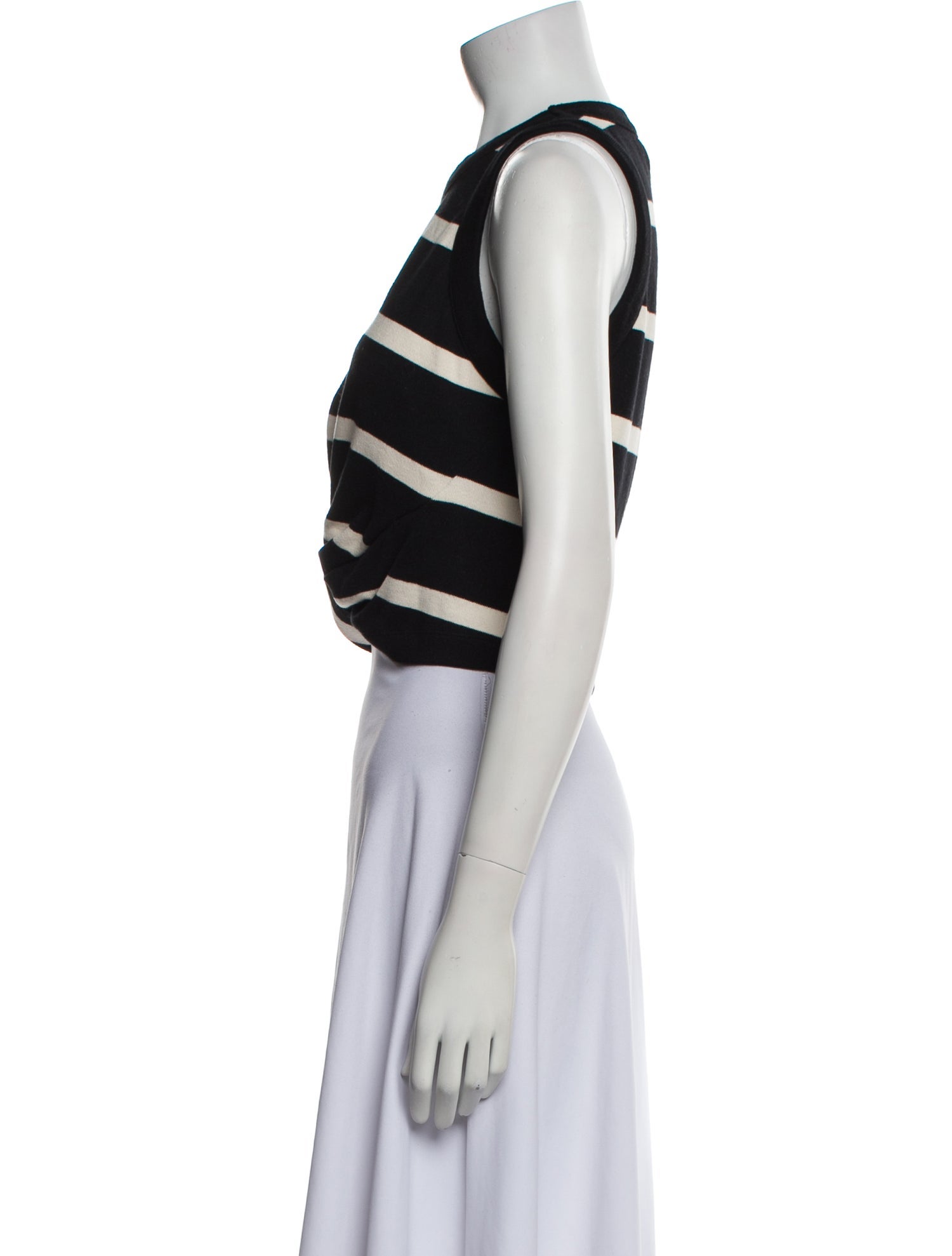 Tanya Taylor Striped Crew Neck Sweater