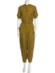 Tanya Taylor Silk Polka Dot Print Jumpsuit