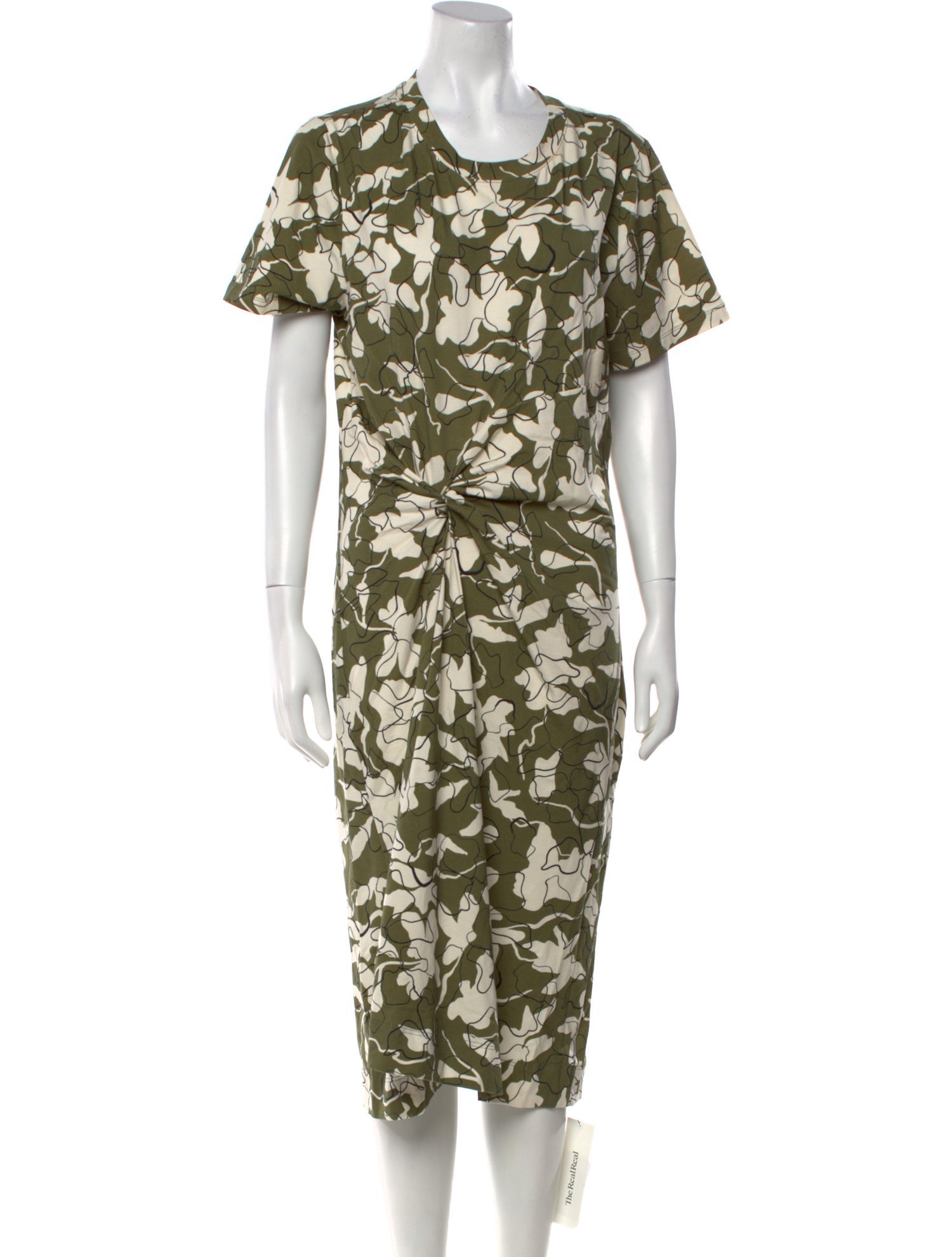 Tanya Taylor Floral Print Midi Length Dress