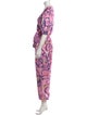 Tanya Taylor Silk Printed Jumpsuit