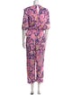 Tanya Taylor Silk Printed Jumpsuit