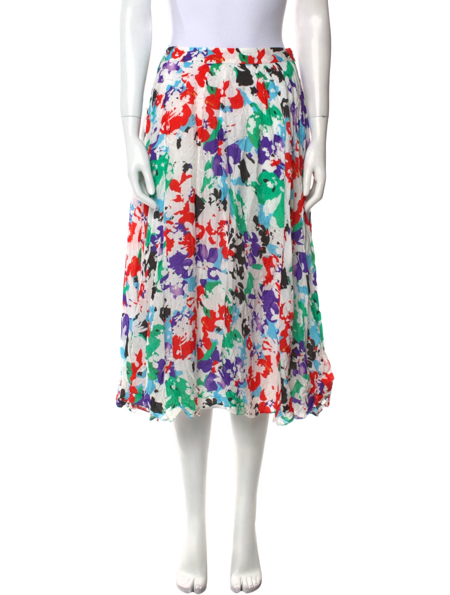 Tanya Taylor Floral Print Knee-Length Skirt w/ Tags