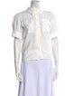 Tanya Taylor Short Sleeve Button-Up Top